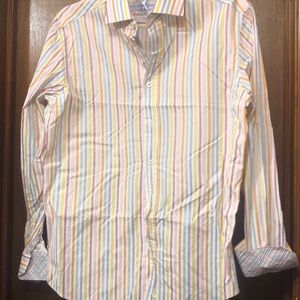 Bugatchi Shirt/ Multi Stripes